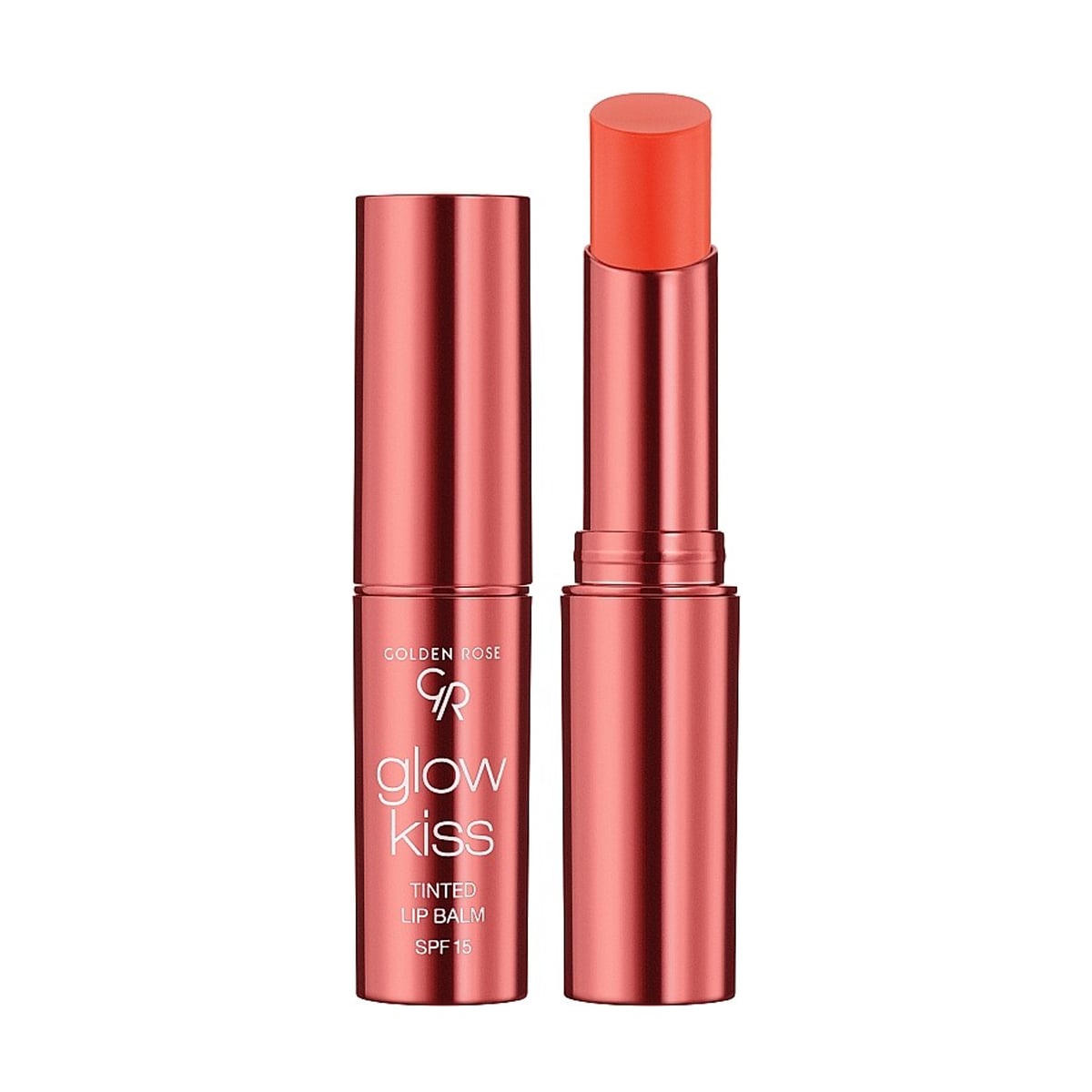 Бальзам для губ Golden Rose Glow Kiss Tinted Lip Balm SPF 15, 04 Peach Shake, 3 г
